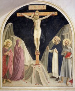 La Crucifixion, avec SS. Dominique et Jérôme, 1442